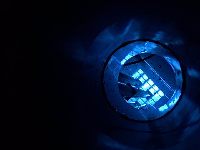 reactor core cherenkov